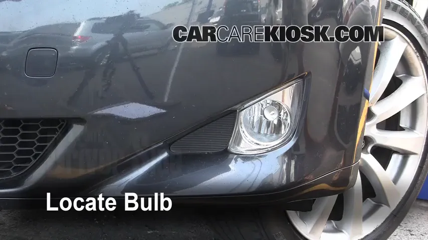 2008 Lexus IS250 2.5L V6 Lights Fog Light (replace bulb)